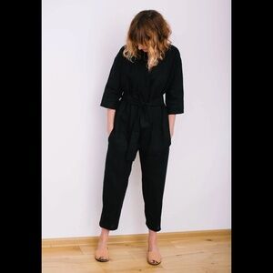 OFFON 100% linen jumsuit